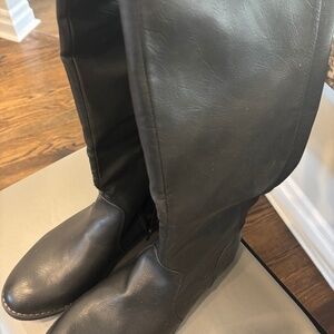 Vegan leather boots